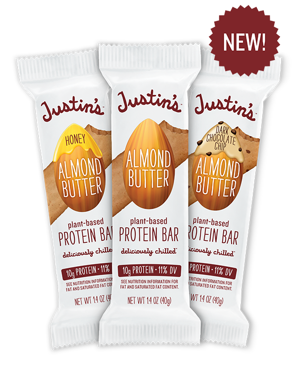 Justin's Almond Butter Protein Bars (Honey, Classic, Dark Chocolate)