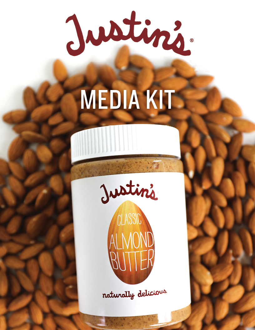 Justin's Media Kit cover with Classic Almond Butter