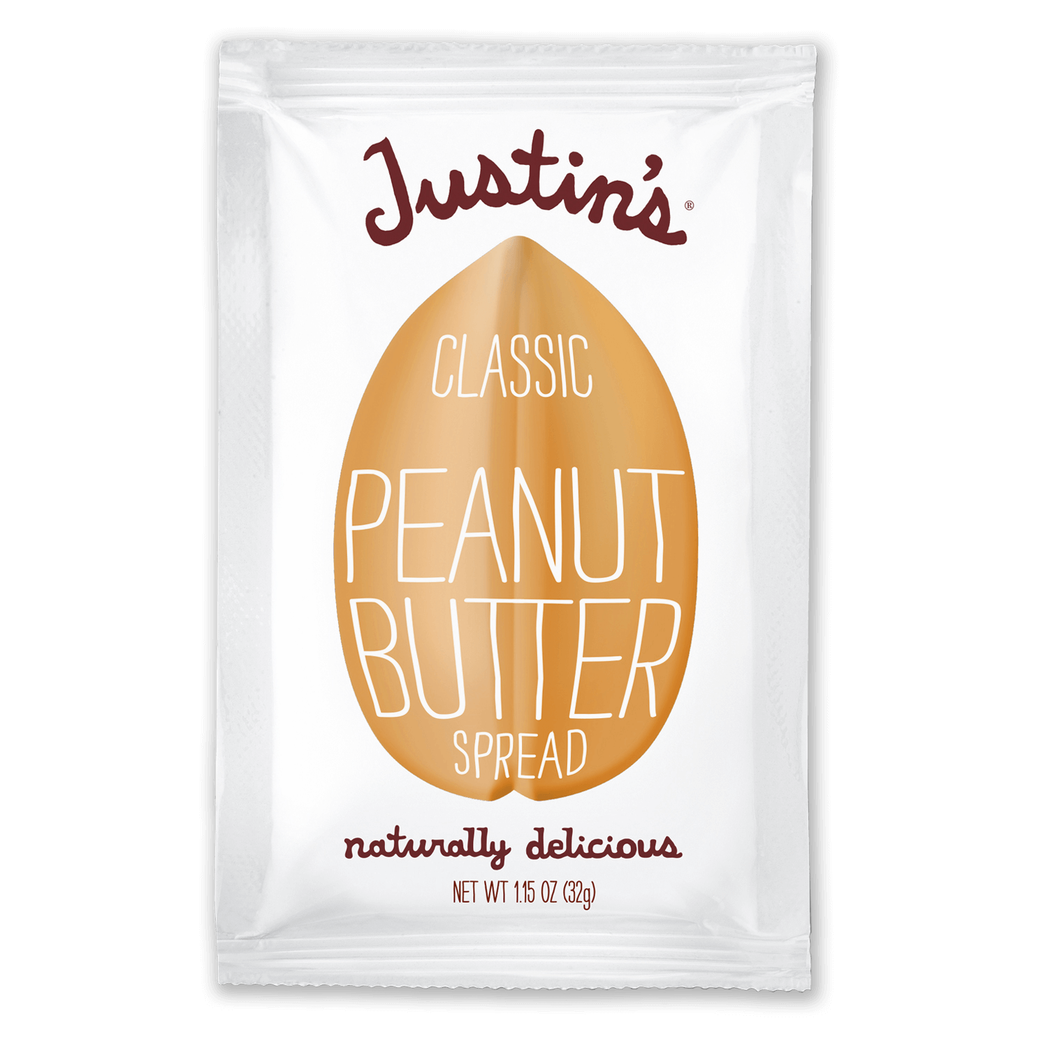 Justin's Classic Peanut Butter Spread Squeeze Pack 1.15 oz