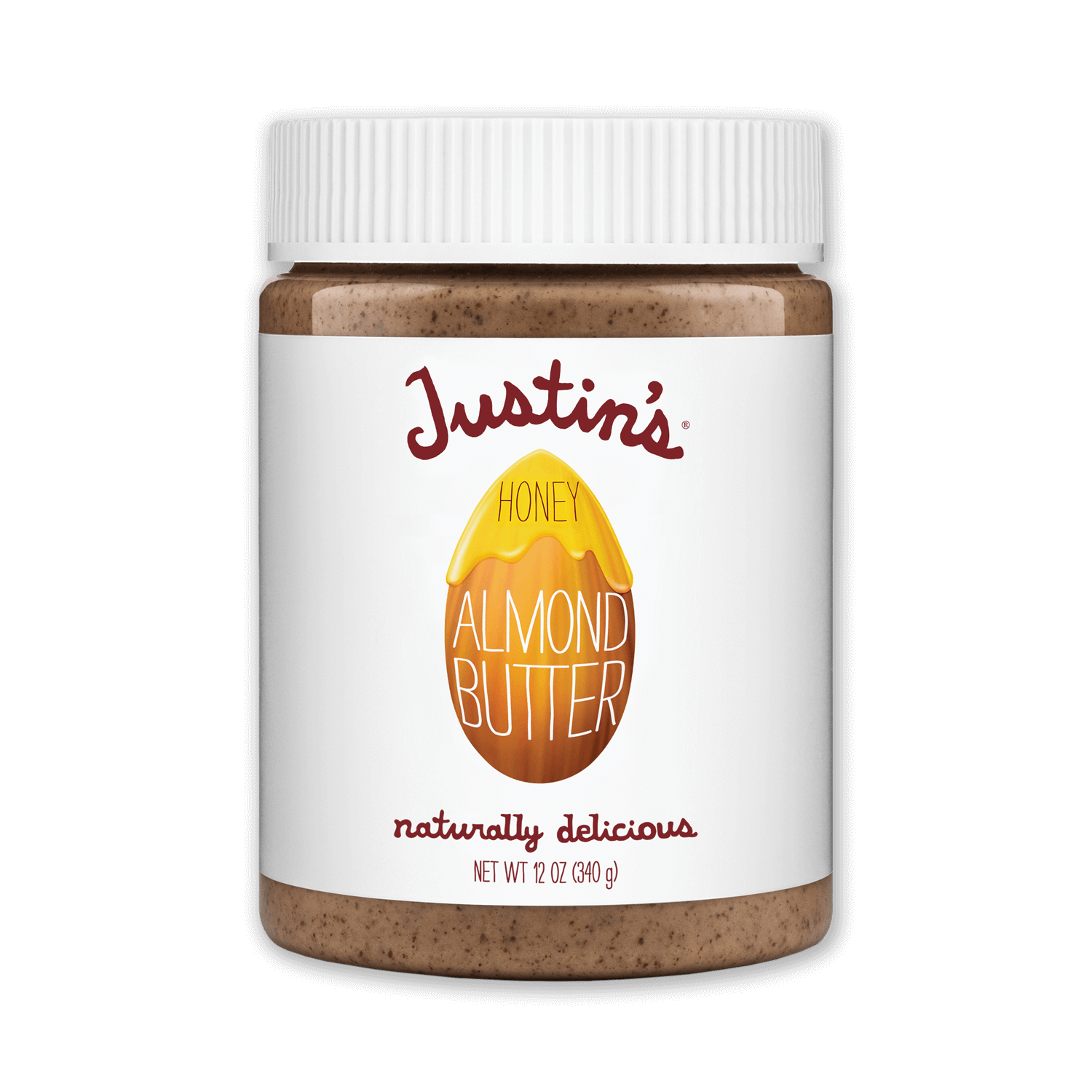 Justin's Honey Almond Butter Spread jar 12 oz.
