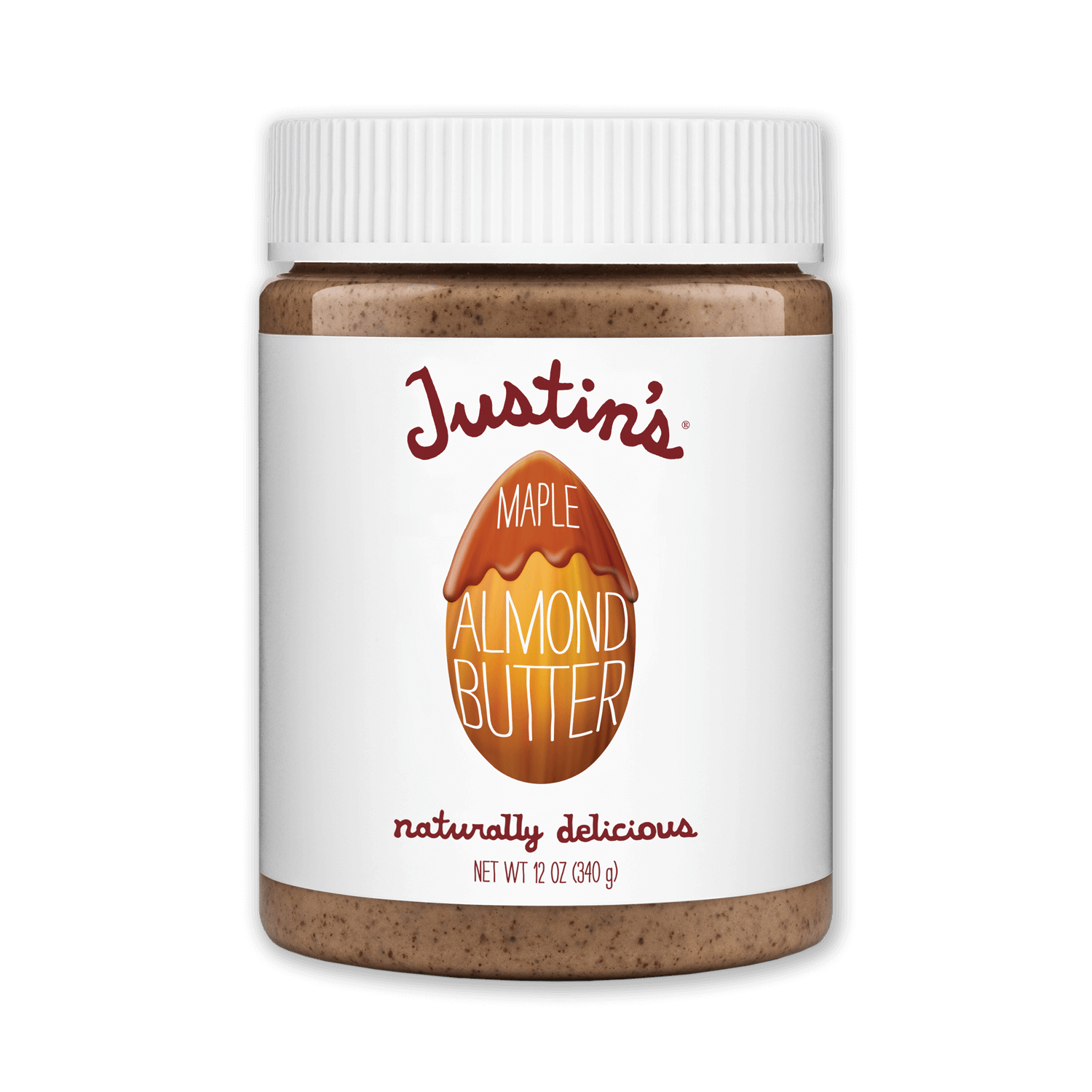 Justin's Maple Almond Butter Spread jar 12 oz.