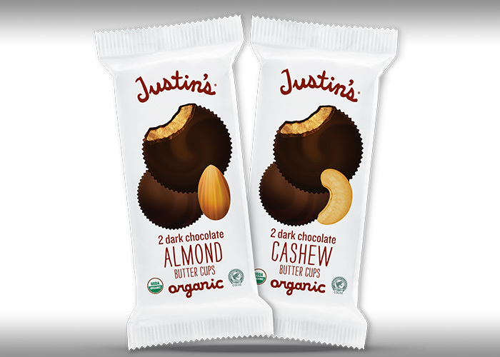 Justin's Dark Chocolate Cashew Butter Cups and Justin's Dark Chocolate Almond Butter Cups