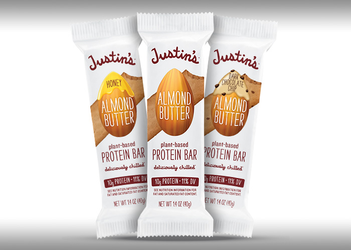 Justin's Almond Butter Protein Bar family shot