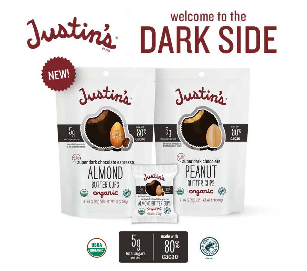 Justin's Organic Dark Chocolate Peanut Butter Cups