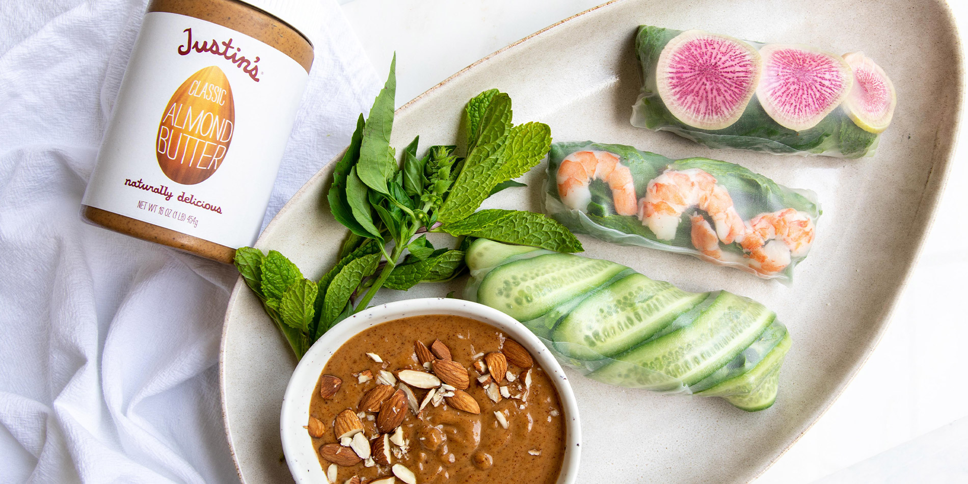 ALMOND-HOISIN DIPPING SAUCE FOR SUMMER ROLLS