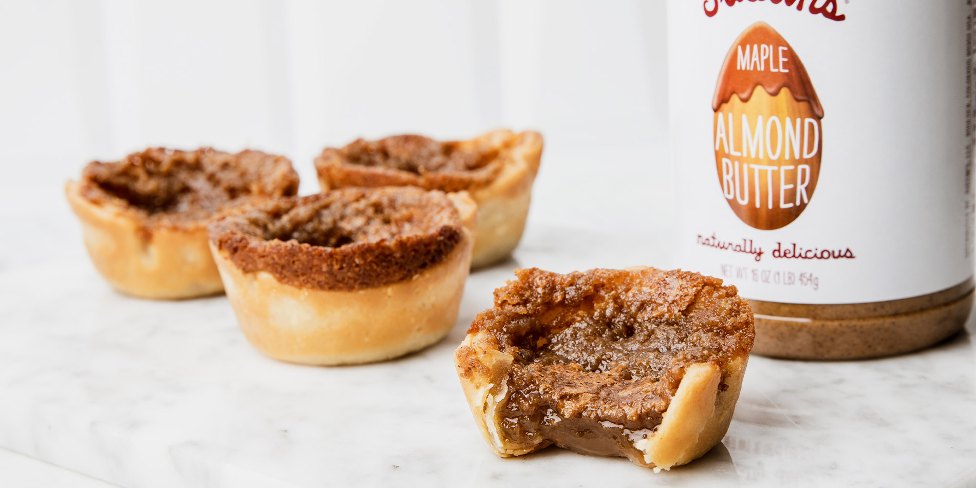 maple almond butter tarts