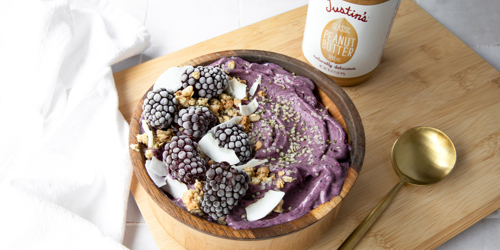 NUTTY BLUEBERRY NICE CREAM BOWL