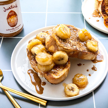 ALMOND BUTTER BANANAS FOSTER FRENCH TOAST