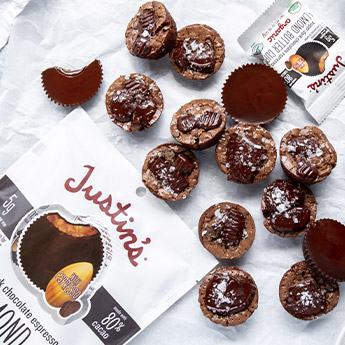 FLOURLESS SUPER DARK ESPRESSO BROWNIES BITES