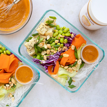 Justins easy peanut veggie bowls